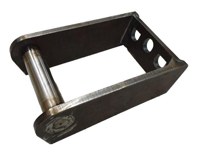 AWA Fästadapter Lehnhoff MS03 – bult 50 mm, grindfäste till grävmaskin. AWA hos Attachment Warehouse.