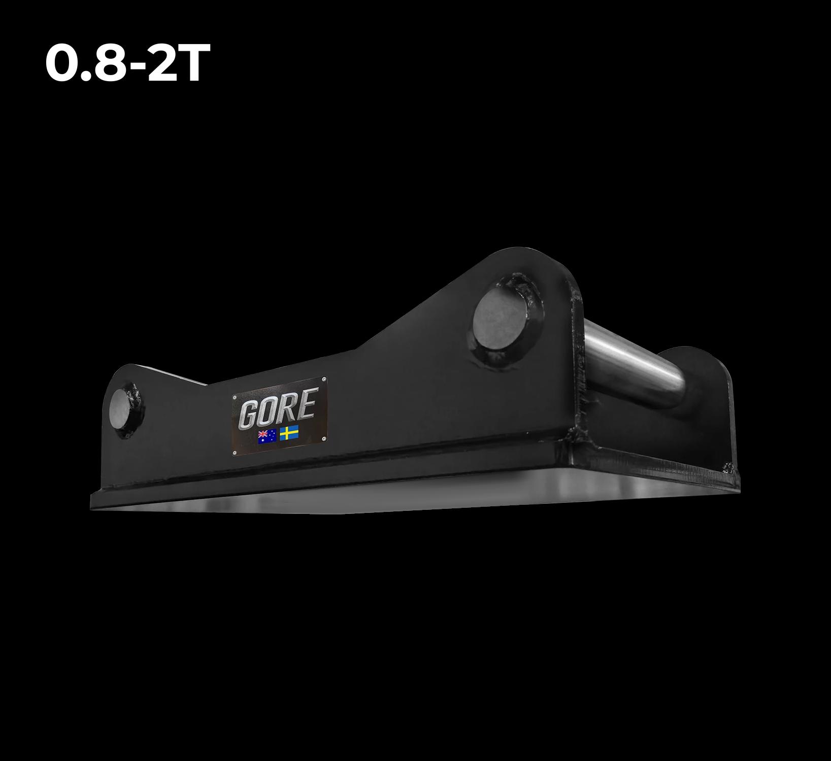 GORE Double Pin Hitch S30, attachment bracket for excavators, S30 hitch. GORE at Attachment Warehouse.