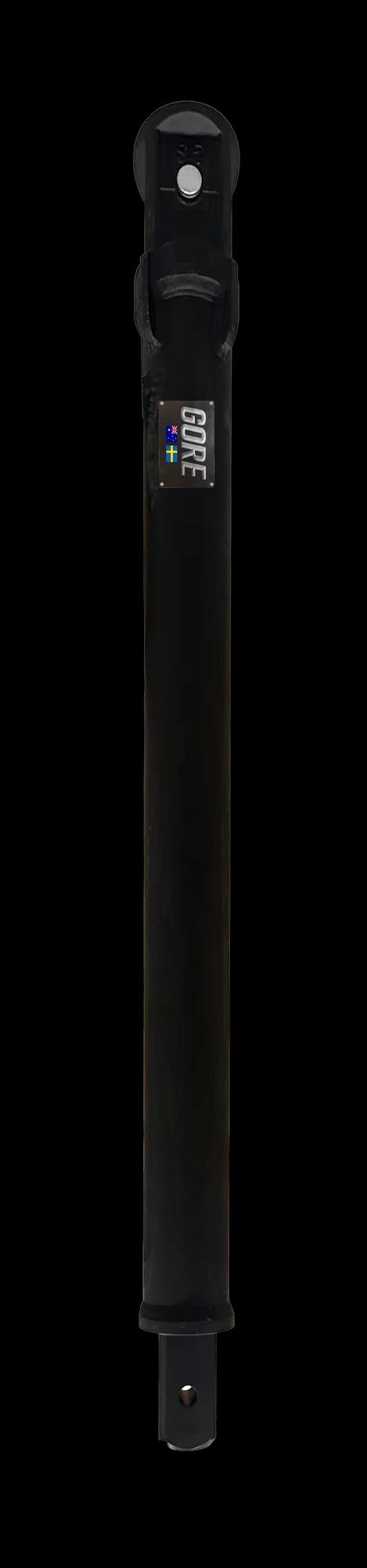 GORE Förlängningsaxel S5-1000, jordborr till grävmaskin, fäste S45. GORE hos Attachment Warehouse.