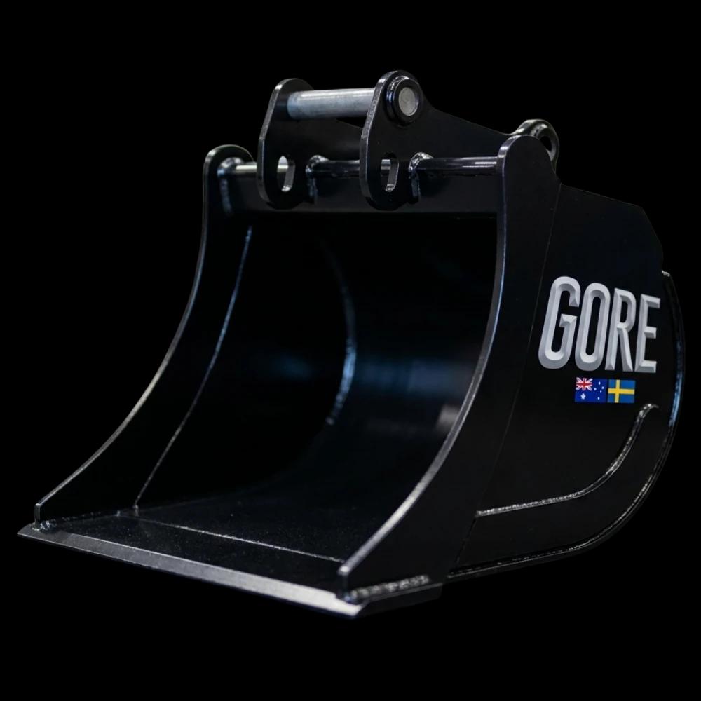 GORE Grävskopa S30/180 med tänder, grävskopa till grävmaskin, fäste S30. GORE hos Attachment Warehouse.