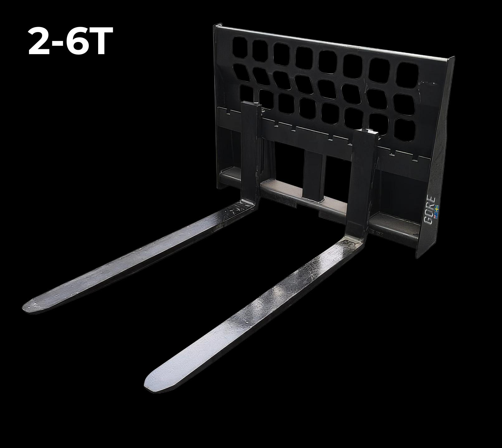 GORE Pallgaffel S40, pallgafflar till grävmaskin, fäste S40. GORE hos Attachment Warehouse.