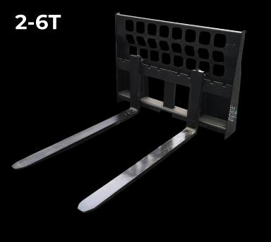 Pallet Forks S40, pallet forks for excavators, S40 hitch. GORE at Attachment Warehouse.