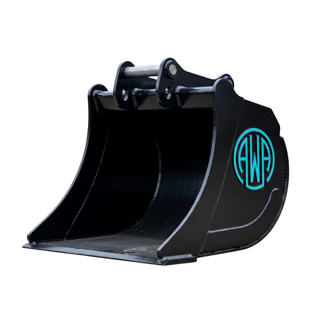 AWA Digging Bucket S50 - Cutting Steel 9-15T (arriving soon), excavator bucket for excavators, S50 hitch. AWA at Attachment Warehouse.