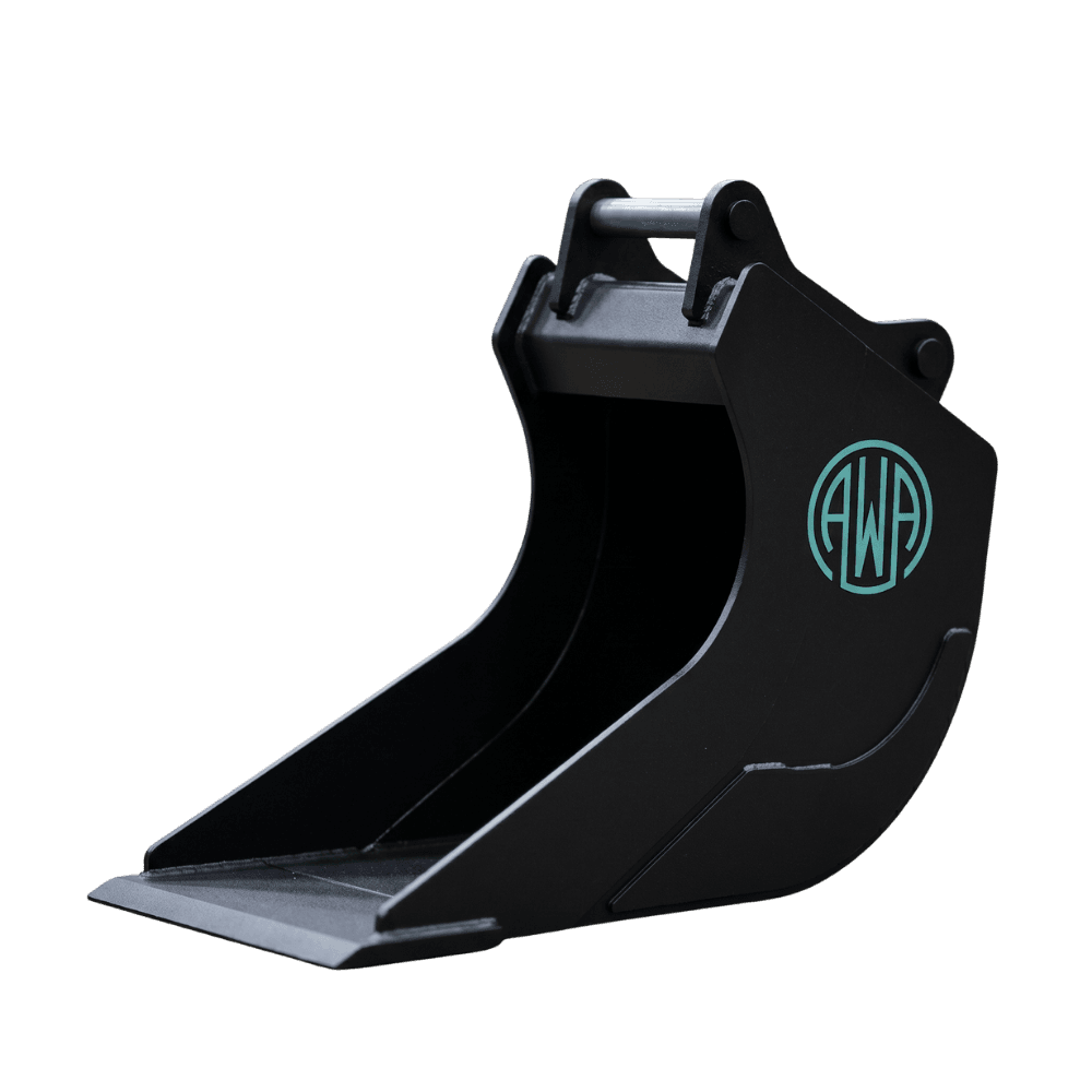 AWA Trenching Bucket S60 12-19T (arriving soon), excavator bucket for excavators, S60 hitch. AWA at Attachment Warehouse.