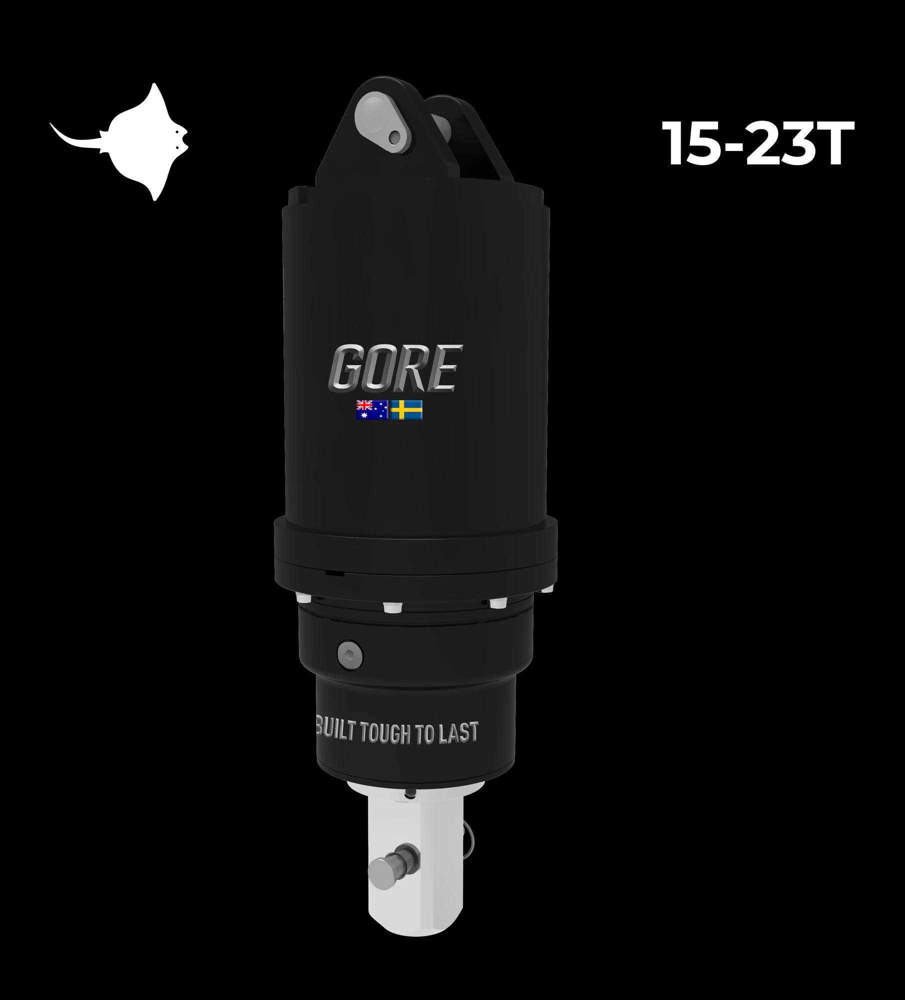 GORE Drivenhet För Jordborr G25000, jordborrsdrivenhet till grävmaskin, fäste S60. GORE hos Attachment Warehouse.
