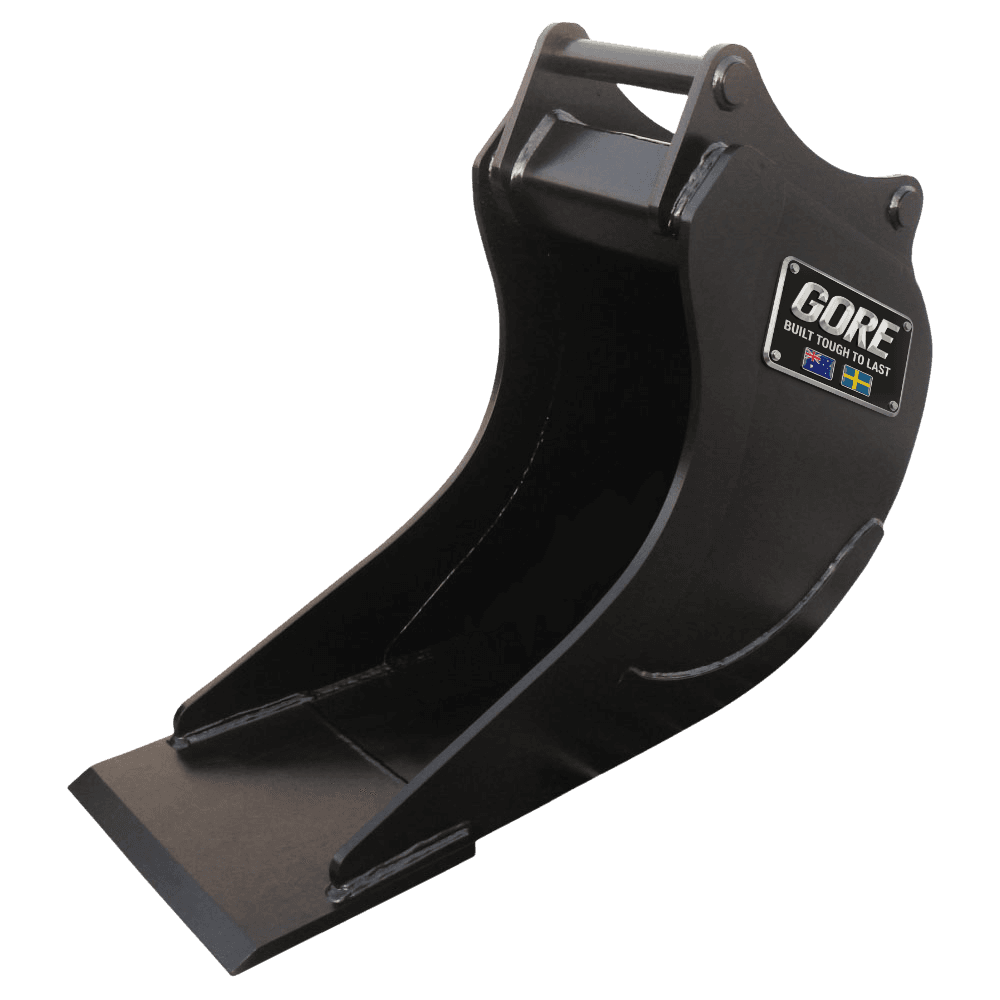 Trenching Bucket S40, excavator bucket for excavators, S40 hitch. GORE at Attachment Warehouse.