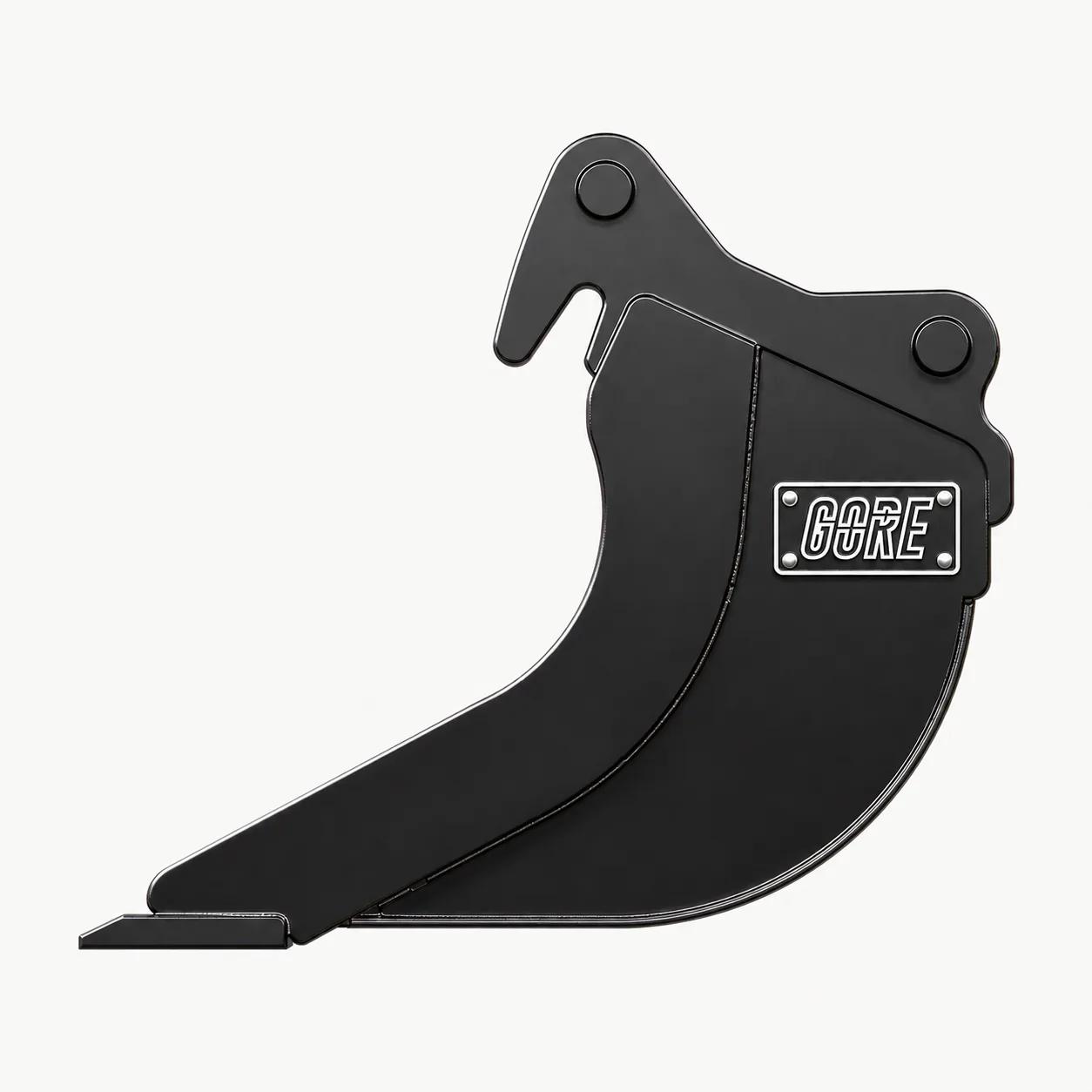 Smooth-Edge Digging Bucket S30/150, Detail von Aufnahme und Anbindung. GORE bei Attachment Warehouse.