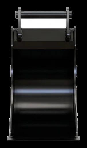 Cable Bucket S30, close-up of cutting edge and wear parts. GORE at Attachment Warehouse.