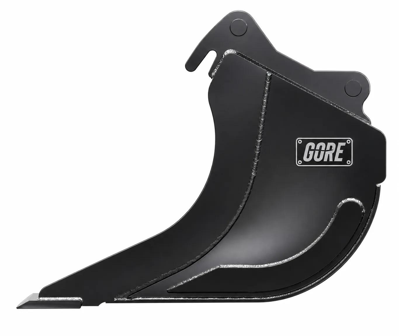 GORE benna per interramento di cavi, dettaglio dell'attacco e del collegamento. GORE su Attachment Warehouse.