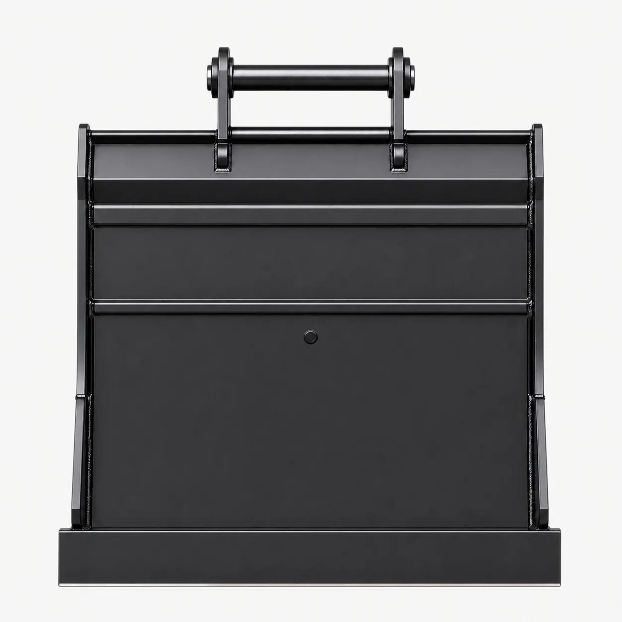 Smooth-Edge Digging Bucket S60, primo piano del tagliente e delle parti di usura. GORE su Attachment Warehouse.