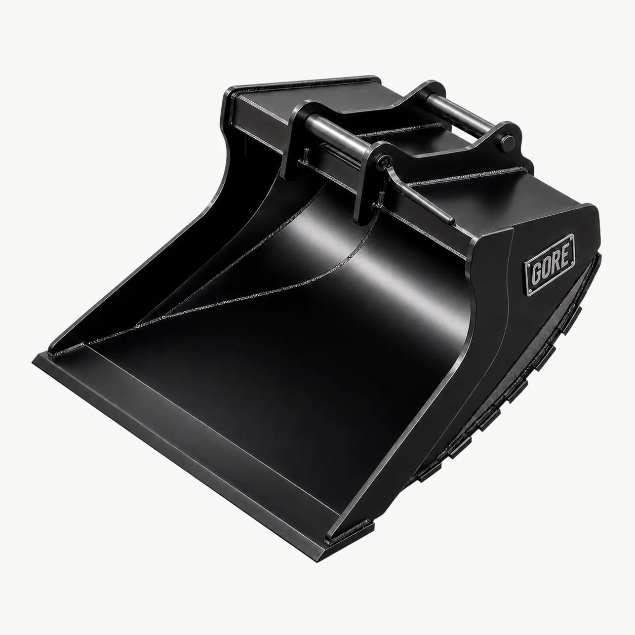 Grading Bucket S45, excavator bucket for excavators, S45 hitch. GORE at Attachment Warehouse.