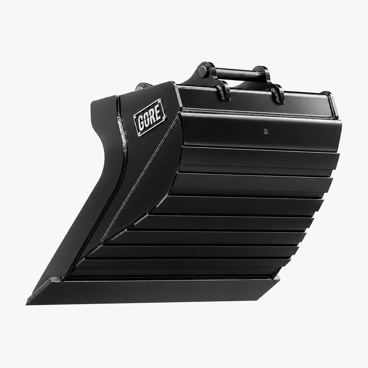Grading Bucket S50, side view. GORE at Attachment Warehouse.