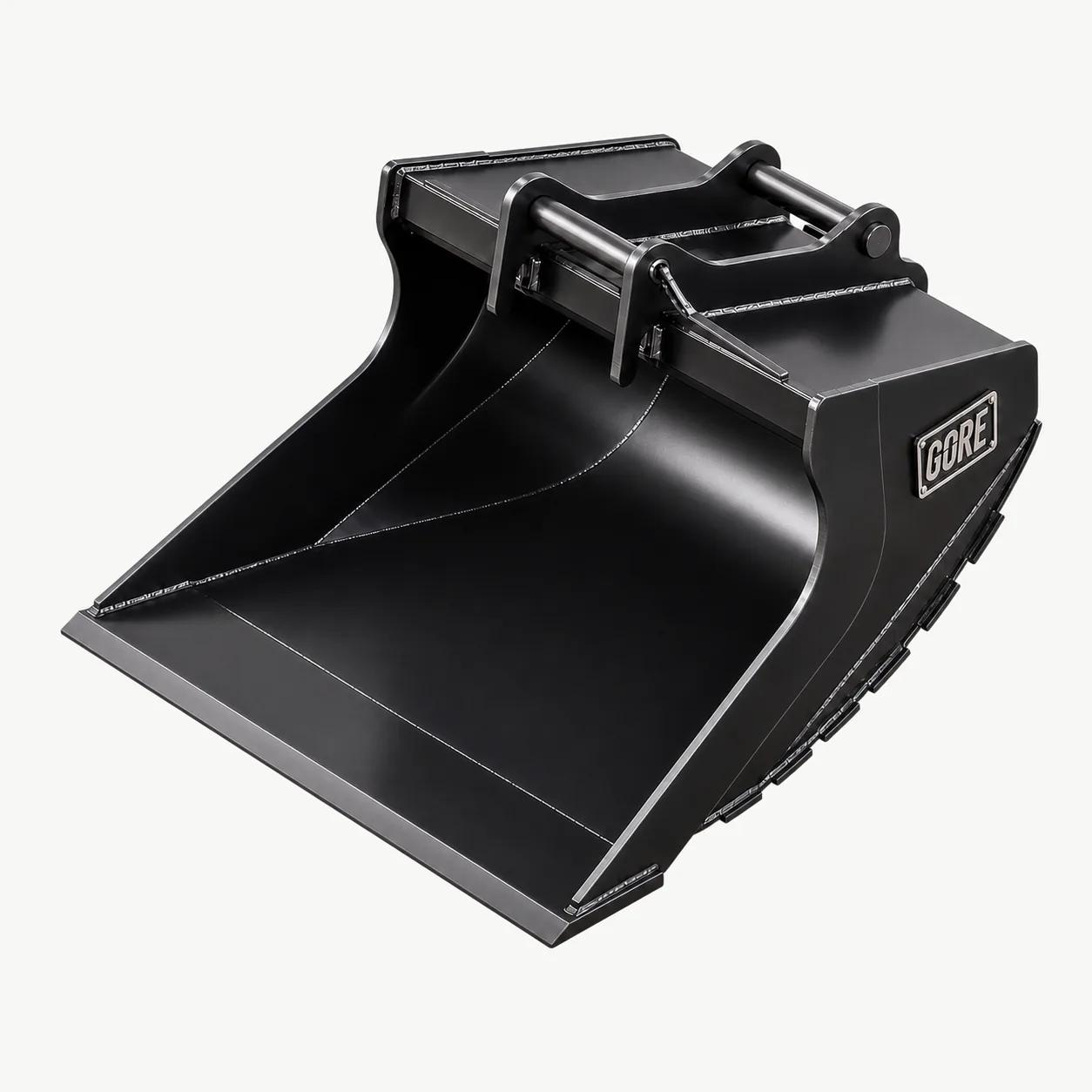 Grading Bucket S50, excavator bucket for excavators, S50 hitch. GORE at Attachment Warehouse.