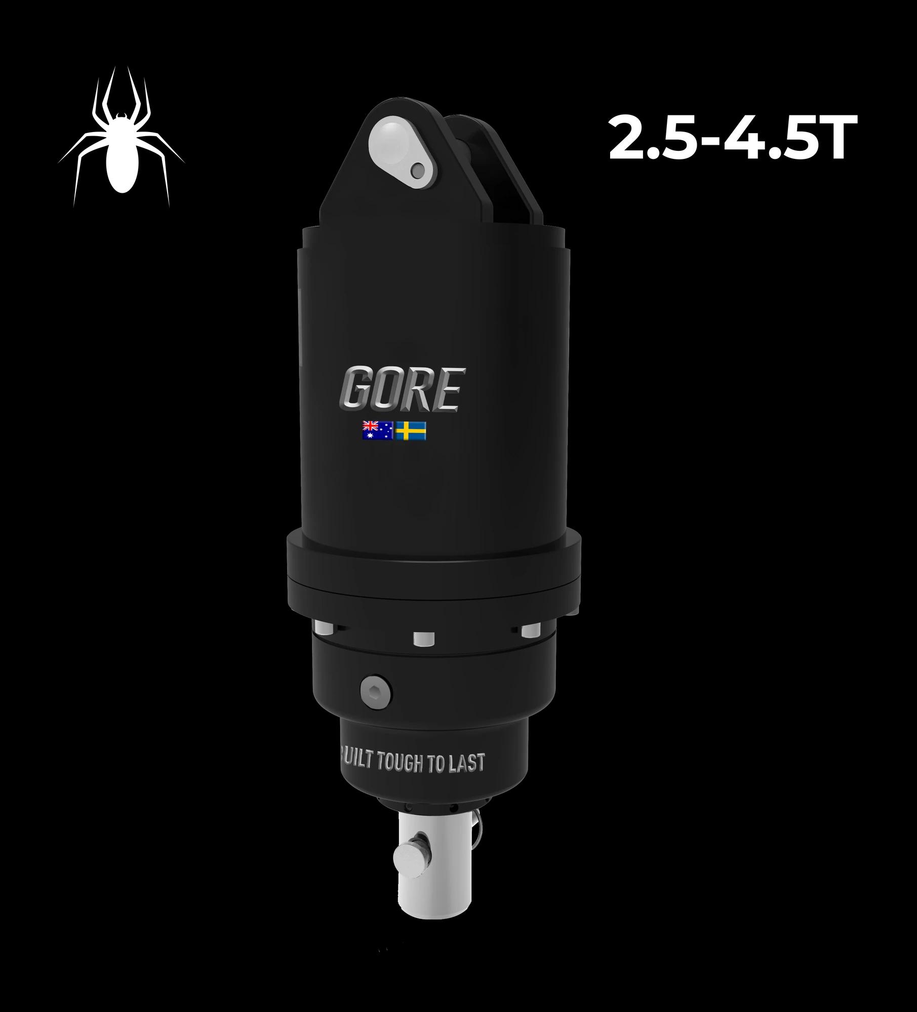 Startpaket S40 + G3500, sedd från sidan. GORE hos Attachment Warehouse.