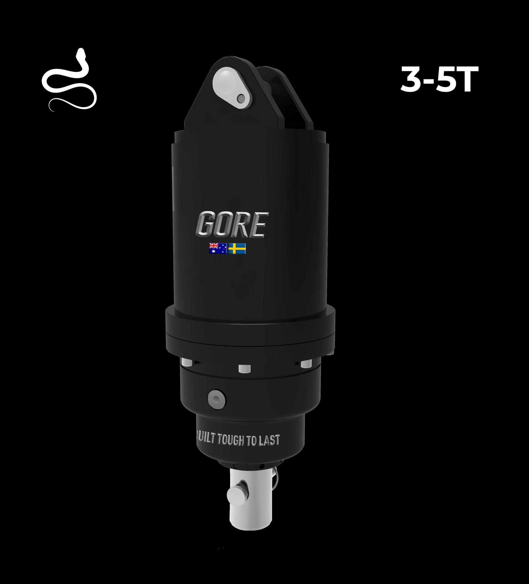Startpaket S60 + G4500, sedd från sidan. GORE hos Attachment Warehouse.