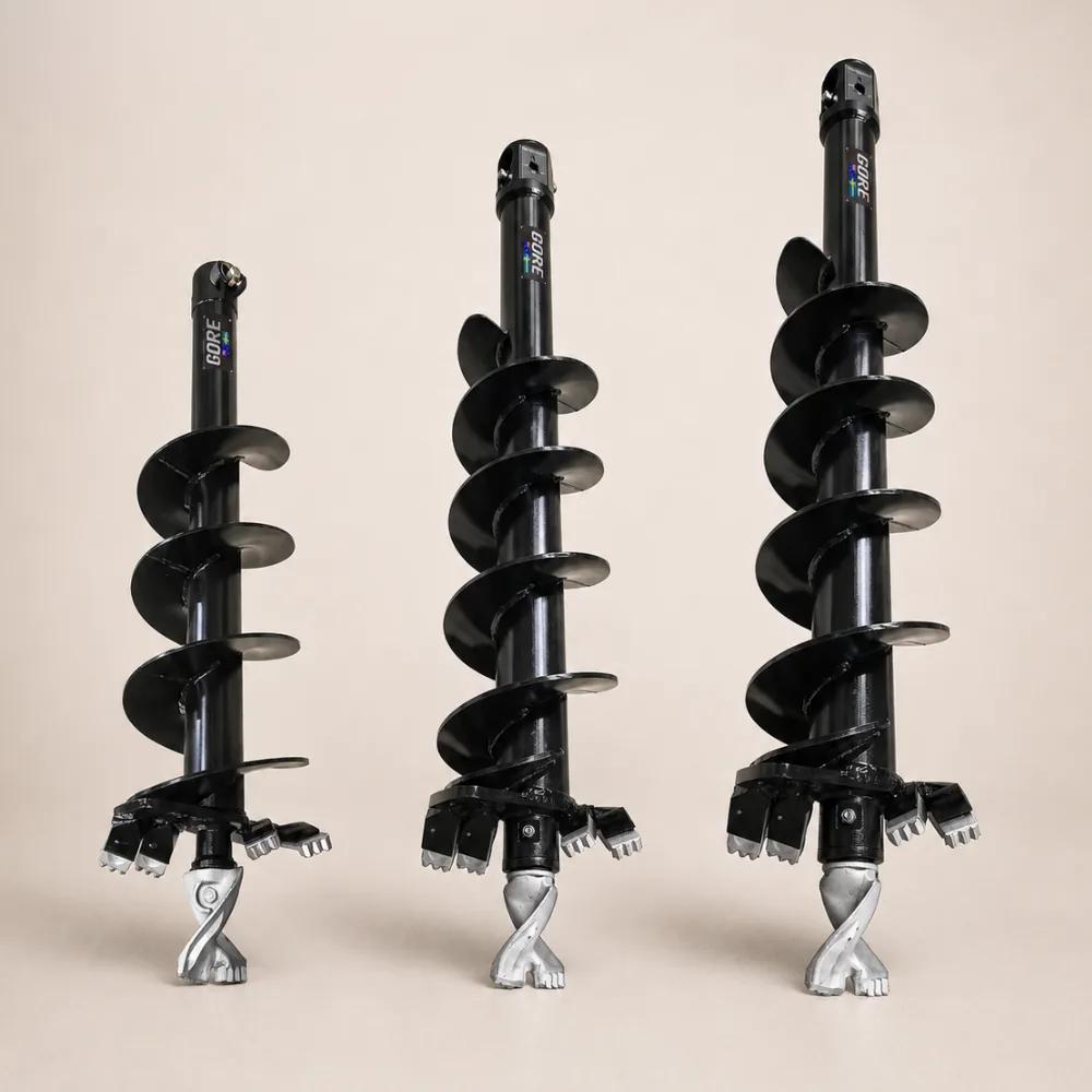 GORE Auger Package Medium - 250+300+350mm S4, grävmaskinsredskap till grävmaskin. GORE hos Attachment Warehouse.