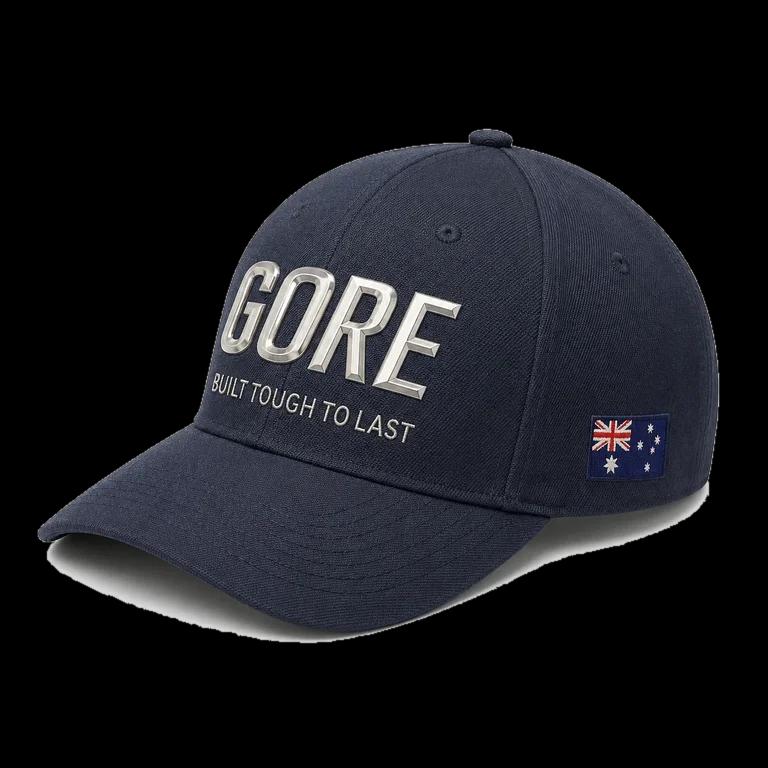 GORE Cap Navy, närbild på skärstål och slitdelar. GORE hos Attachment Warehouse.
