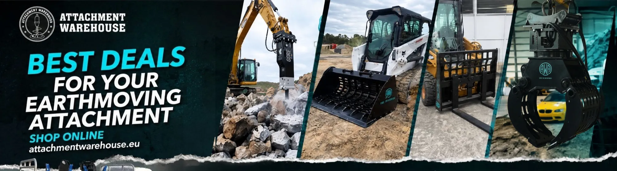 Best deals for your earthmoving attachments — shop online at attachmentwarehouse.eu